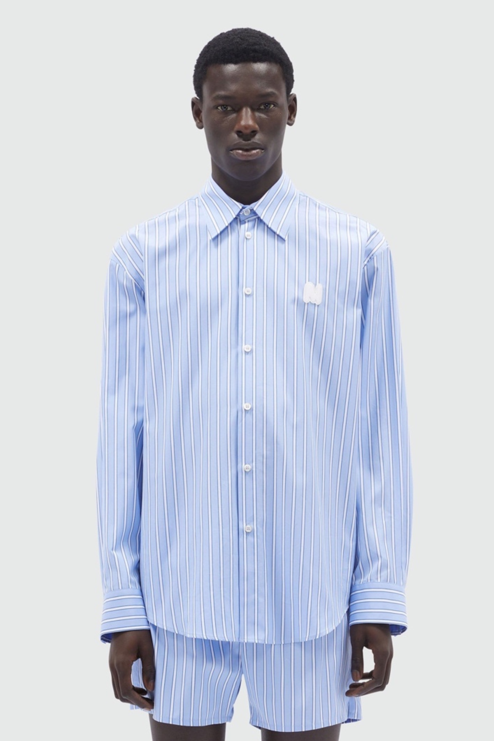 MSGM MARŠKINIAI BLUE - Image 4