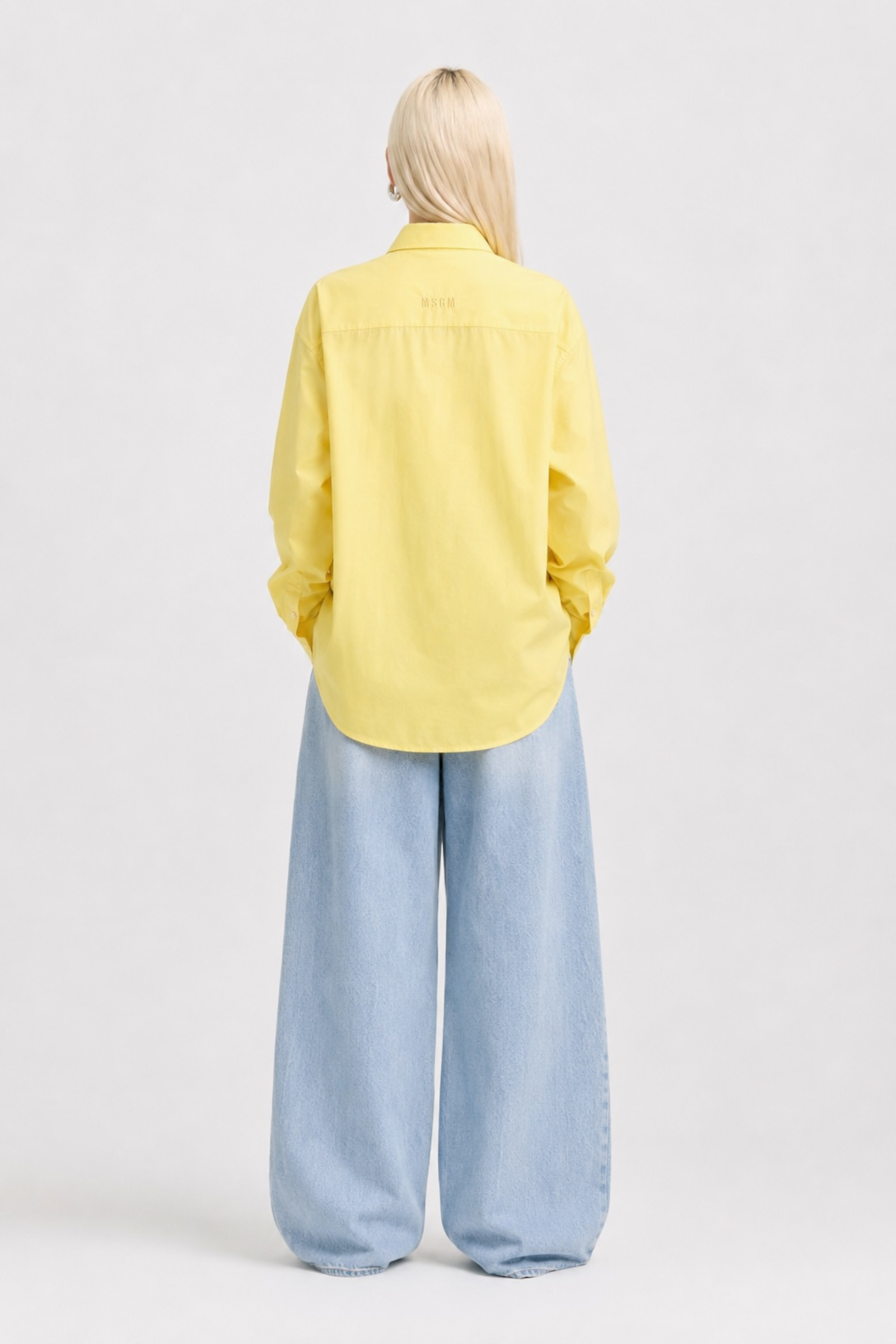 MSGM MARŠKINIAI YELLOW - Image 2