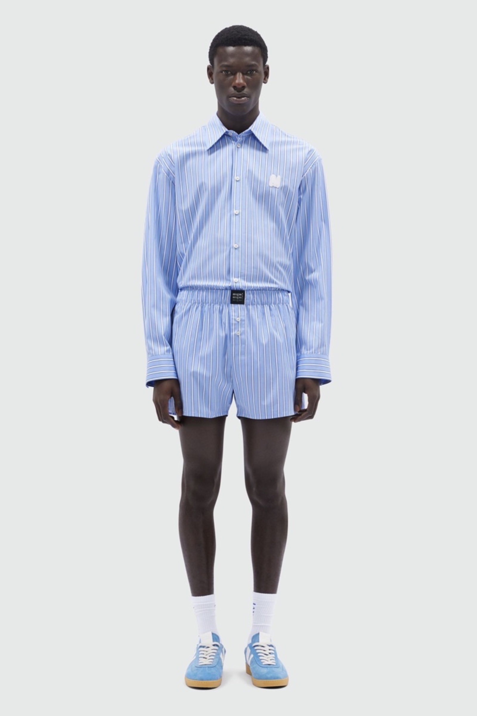 MSGM MARŠKINIAI BLUE - Image 3