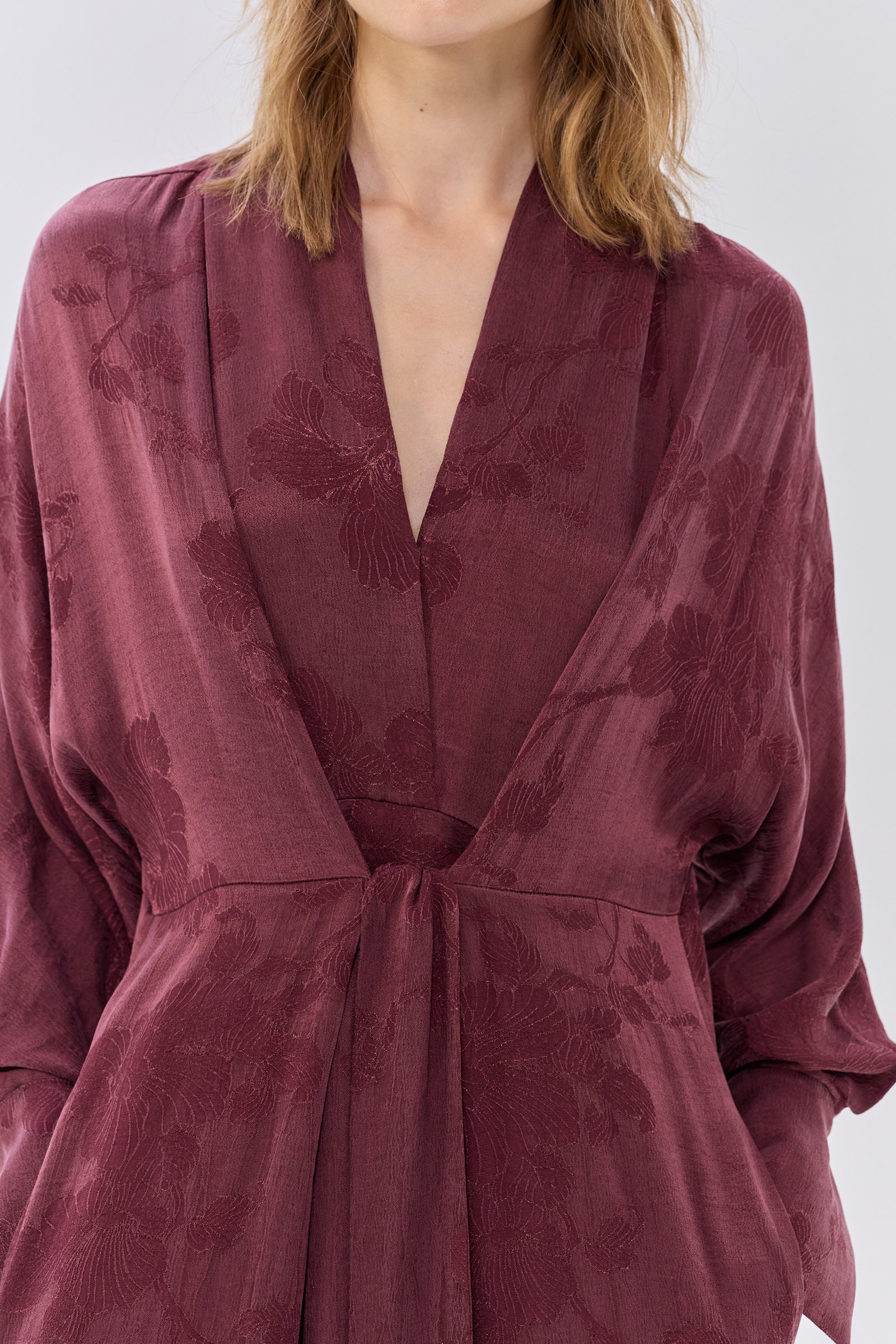 FREYA KIMONO BORDEAUX - Image 8