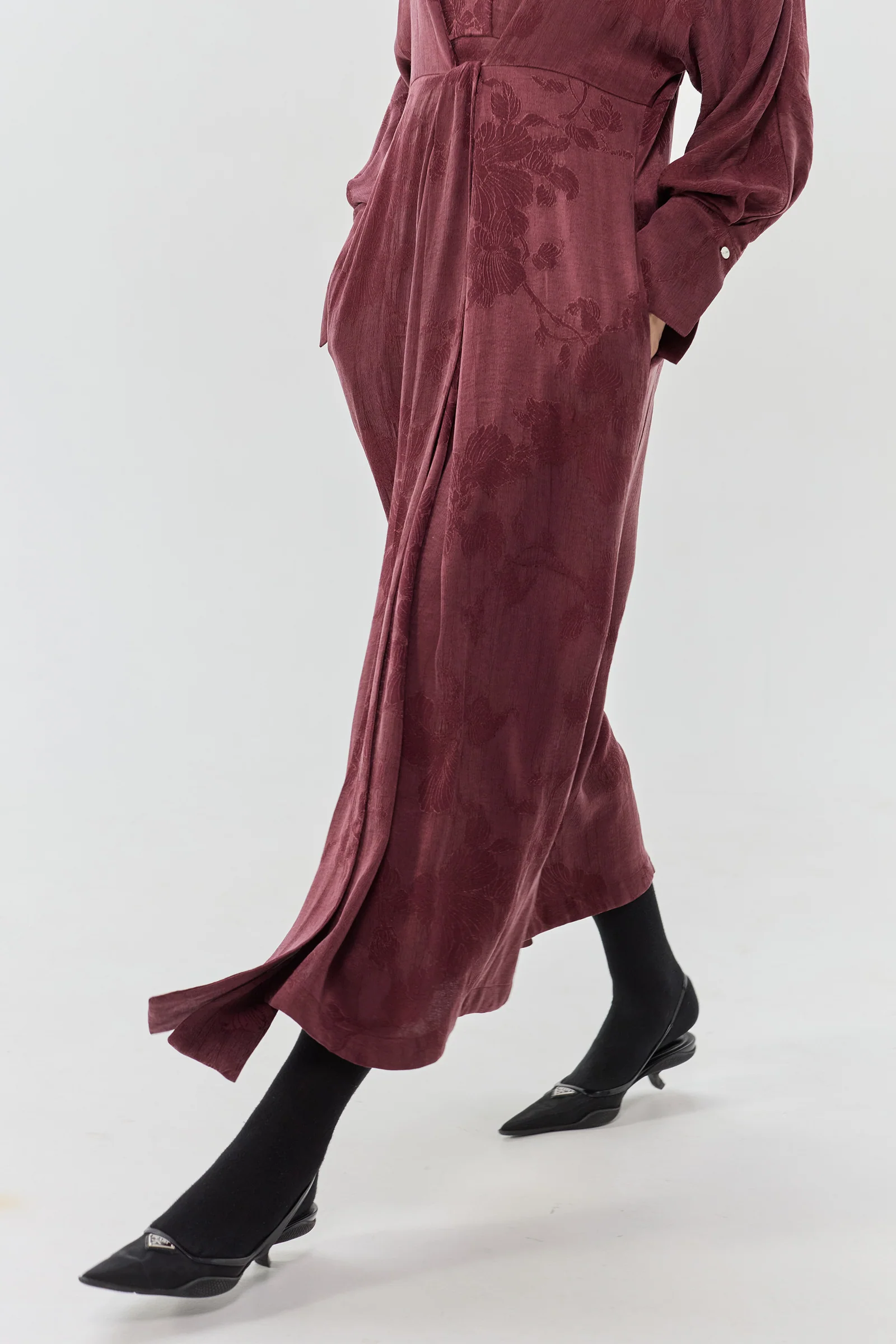 FREYA KIMONO BORDEAUX - Image 7