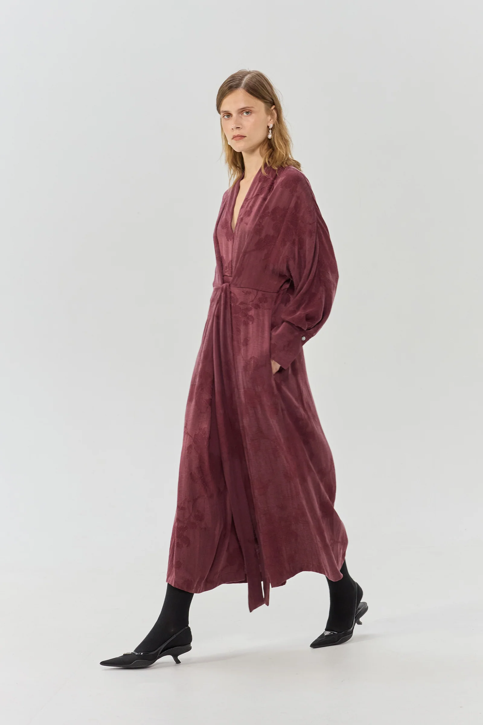 FREYA KIMONO BORDEAUX - Image 6
