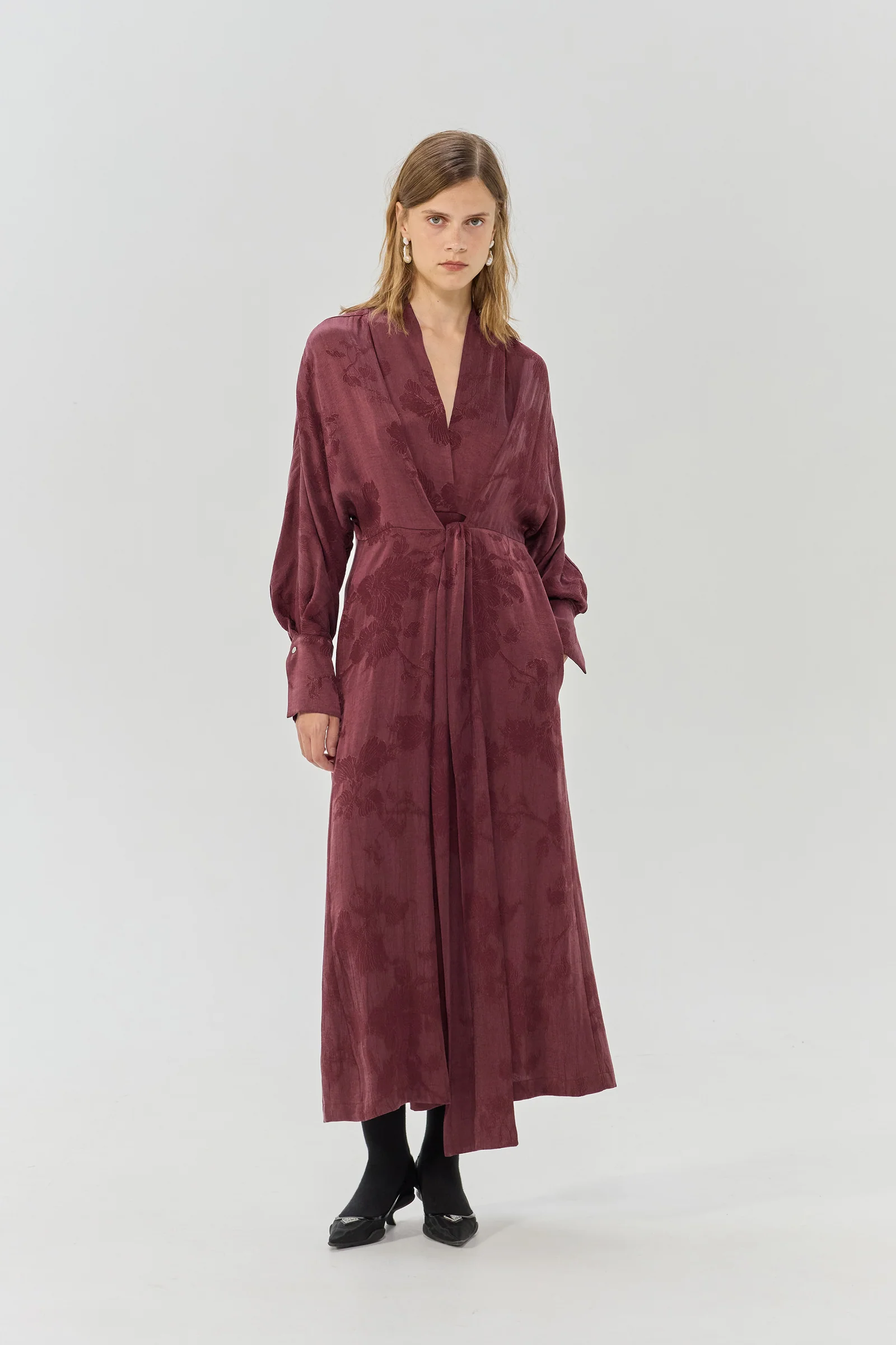 FREYA KIMONO BORDEAUX - Image 5